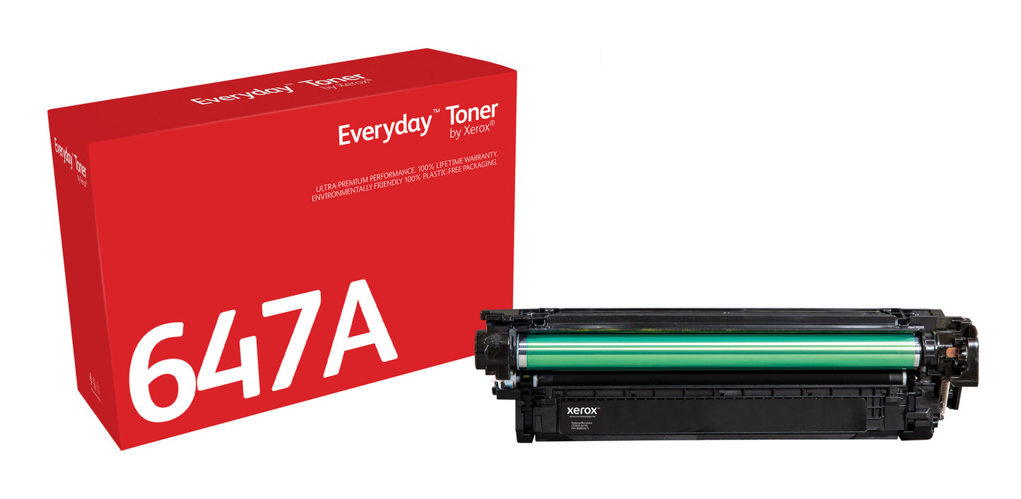 Everyday El tóner ™ Negro de Xerox es compatible con HP 647A (CE260A), Capacidad estándar