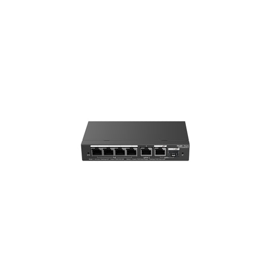 Ruijie Networks - RG-ES206GS-P switch Gestionado L2 Gigabit Ethernet (10/100/1000) Energía sobre Ethernet (PoE) Negro