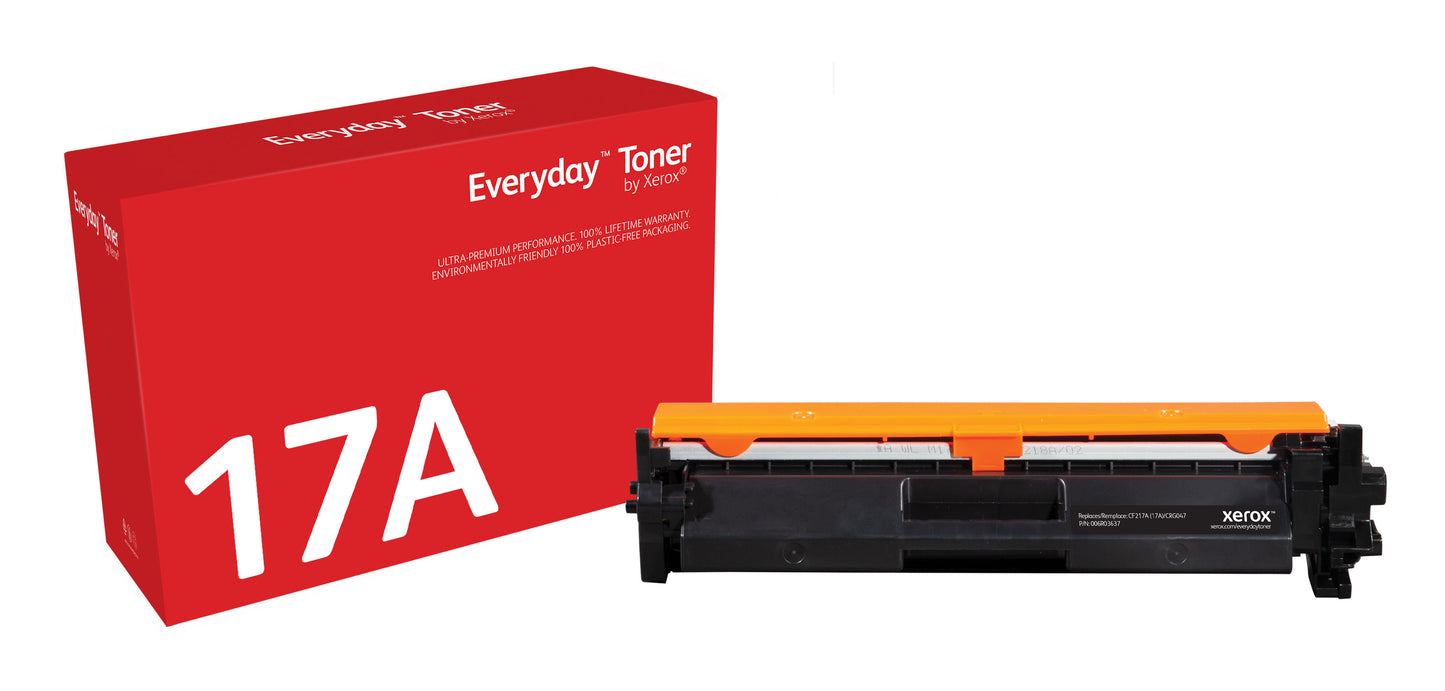 Everyday El tóner ™ Negro de Xerox es compatible con HP 17A (CF217A), Capacidad estándar