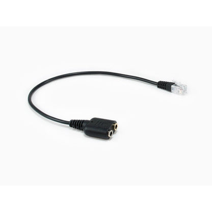 Equip - 147944 cable de audio 0 25 m RJ-9 2 x 3.5mm Negro