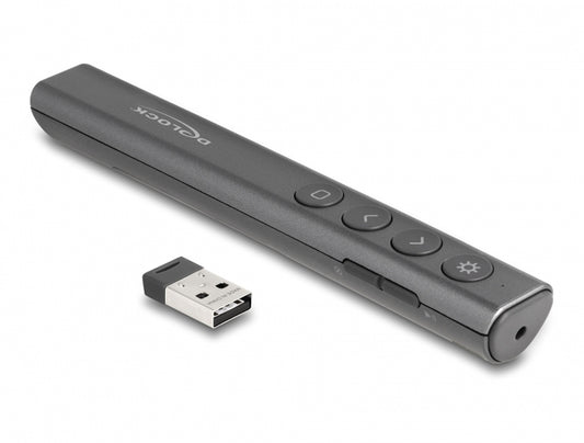 DeLOCK - Presentador Láser USB antracita