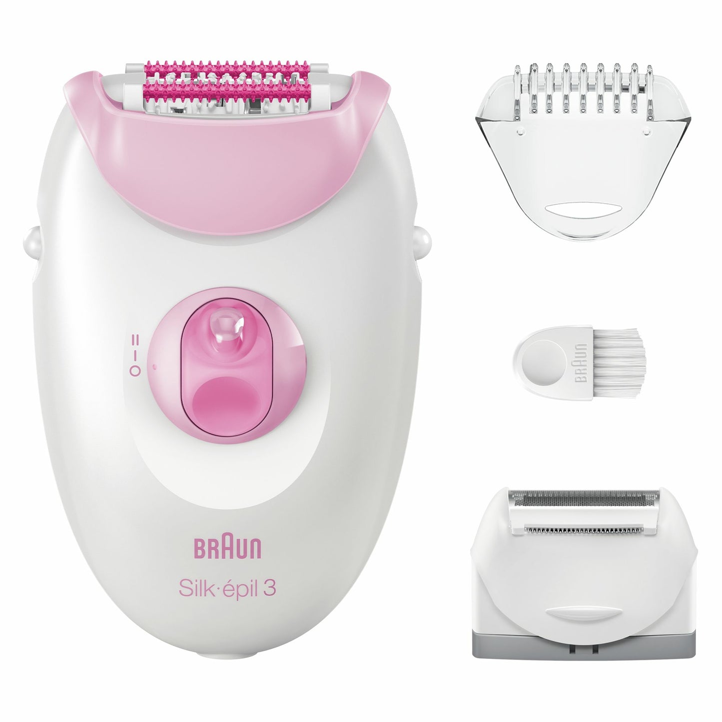 Braun - Silk-épil 3 3-031 20 pinzas Rosa  Blanco