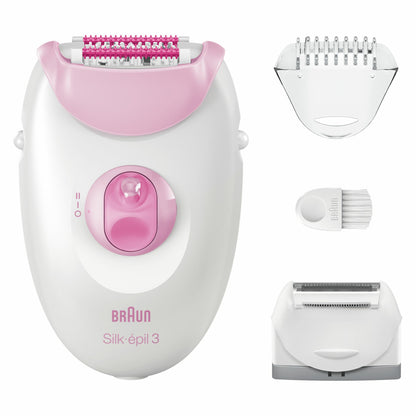 Braun - Silk-épil 3 3-031 20 pinzas Rosa  Blanco