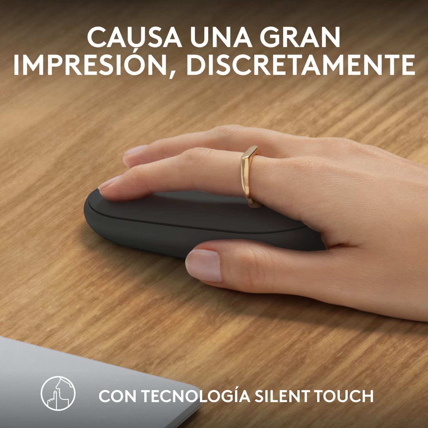 Logitech - Pebble 2 M350s ratón Viajes Ambidextro RF Wireless + Bluetooth Óptico 4000 DPI