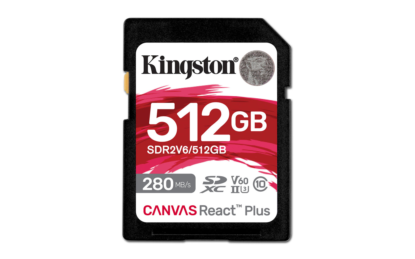 Kingston Technology - Canvas React Plus 512 GB SDXC UHS-II Clase 10