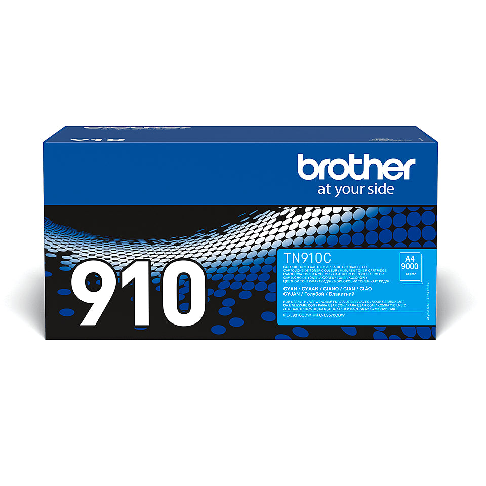 Brother TN-910C cartucho de tóner 1 pieza(s) Original Cian