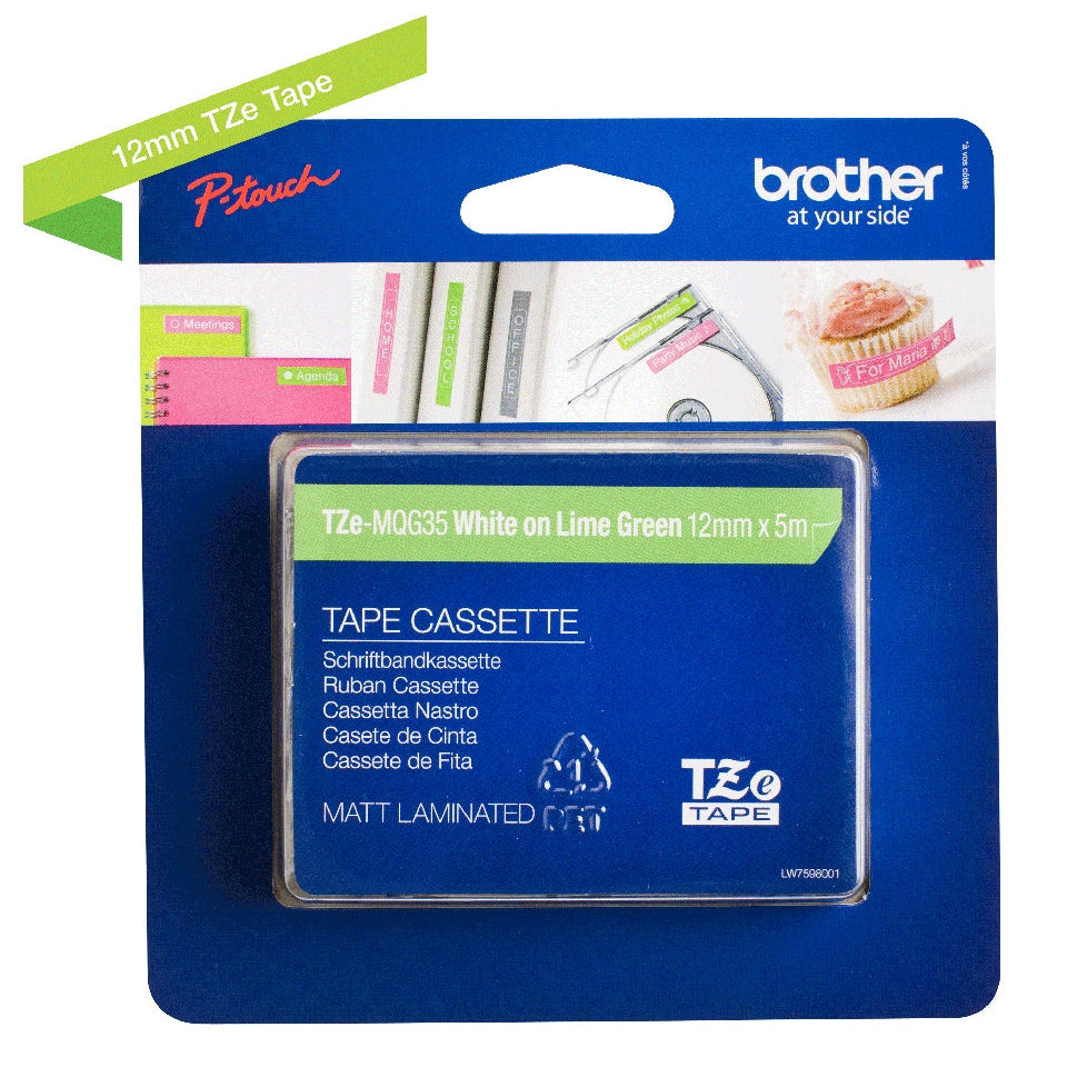 Brother - TZE-MQG35 cinta para impresora de etiquetas TZ