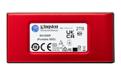 Kingston Technology - SSD Externo Kingston XS1000 Rojo