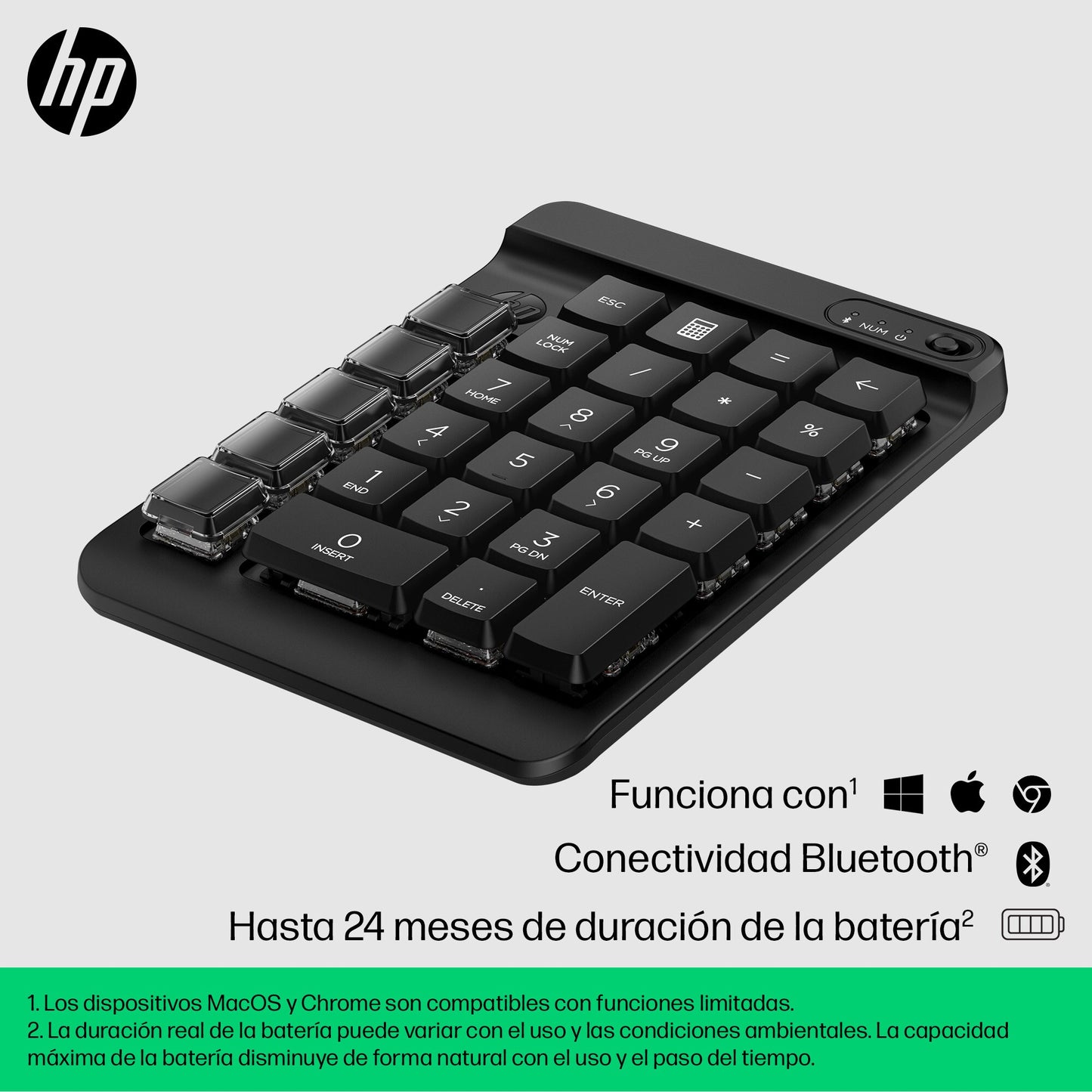 HP - Teclado programable inalámbrico 430