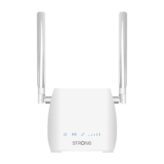 Strong - 300M router inalámbrico Ethernet rápido Banda única (2 4 GHz) 4G Blanco