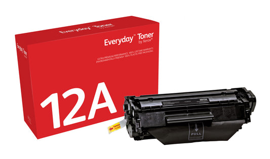 Everyday El tóner ™ Negro de Xerox es compatible con HP 12A (Q2612A), Capacidad estándar