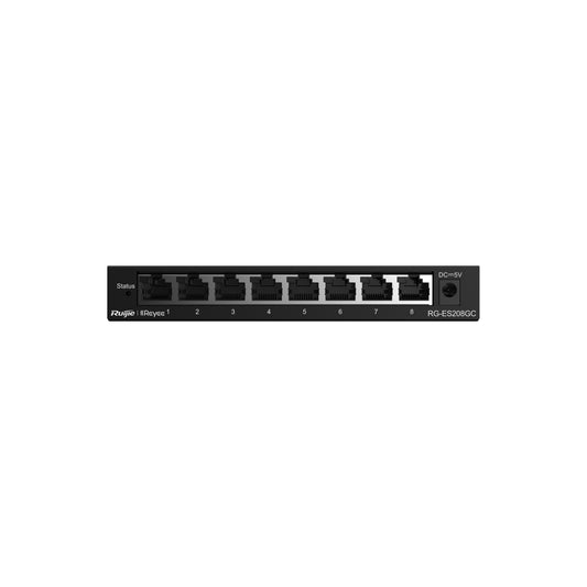 Ruijie Networks - RG-ES208GC switch Gestionado L2 Gigabit Ethernet (10/100/1000) Gris