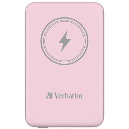 Verbatim - Charge 'n' Go Polímero de litio 10000 mAh Cargador inalámbrico Rosa