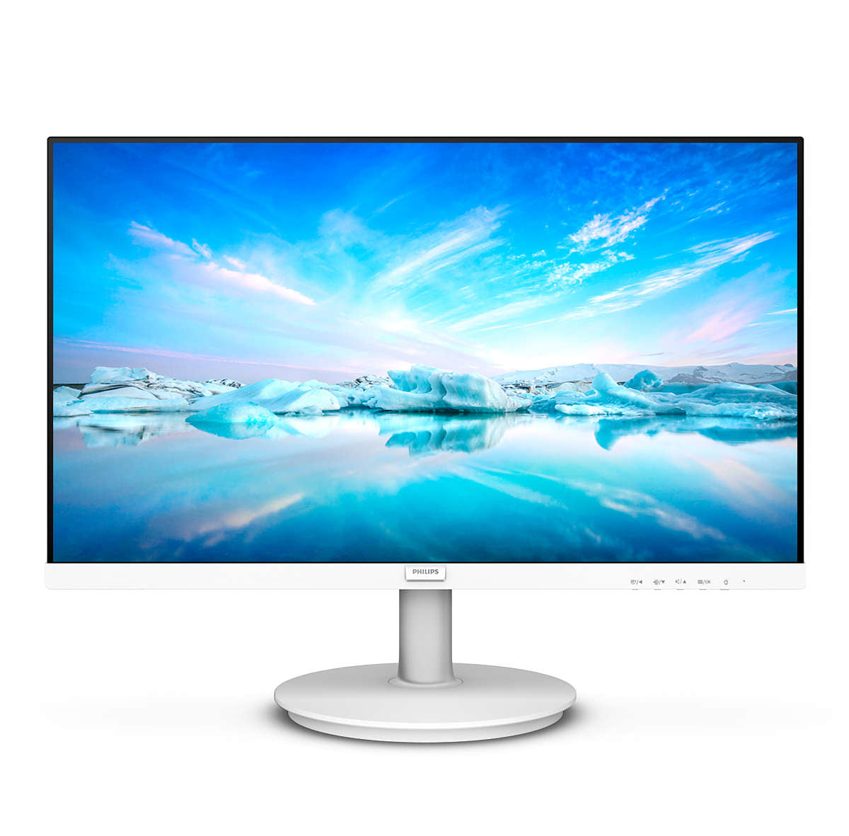 Philips - V Line 241V8AW/00 LED display 60 5 cm (23.8") 1920 x 1080 Pixeles Full HD LCD Blanco