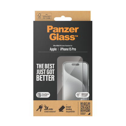 PanzerGlass - Ultra Wide Fit Protector de pantalla Apple 1 pieza(s)