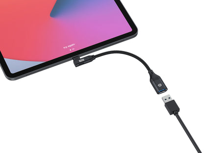 Conceptronic - ABBY19B cambiador de género para cable USB-C USB-A Negro