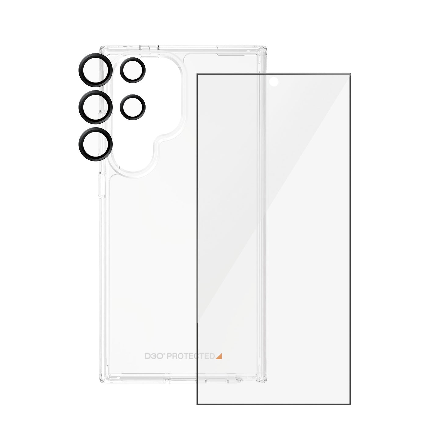 PanzerGlass - 3-in-1 Bundle Glas  Case  Cam Protector de pantalla Samsung 1 pieza(s)