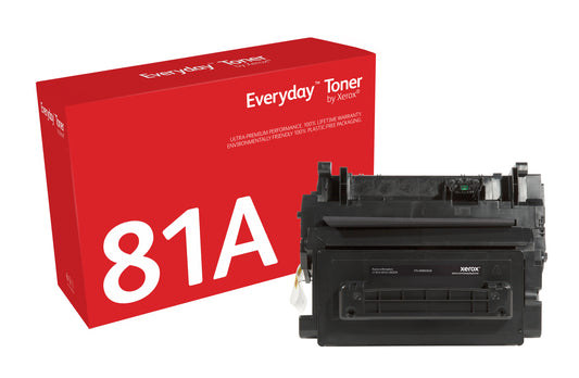 Everyday El tóner ™ Negro de Xerox es compatible con HP 81A (CF281A), Capacidad estándar