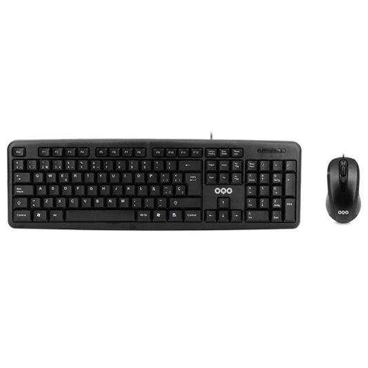 OQO - OQO-TR001-U teclado Ratón incluido Oficina USB QWERTY Español Negro