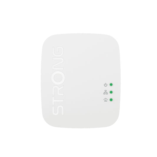 Strong - POWERLWF1000DUOMINI adaptador de red PowerLine 1000 Mbit/s Ethernet Wifi Blanco 2 pieza(s)