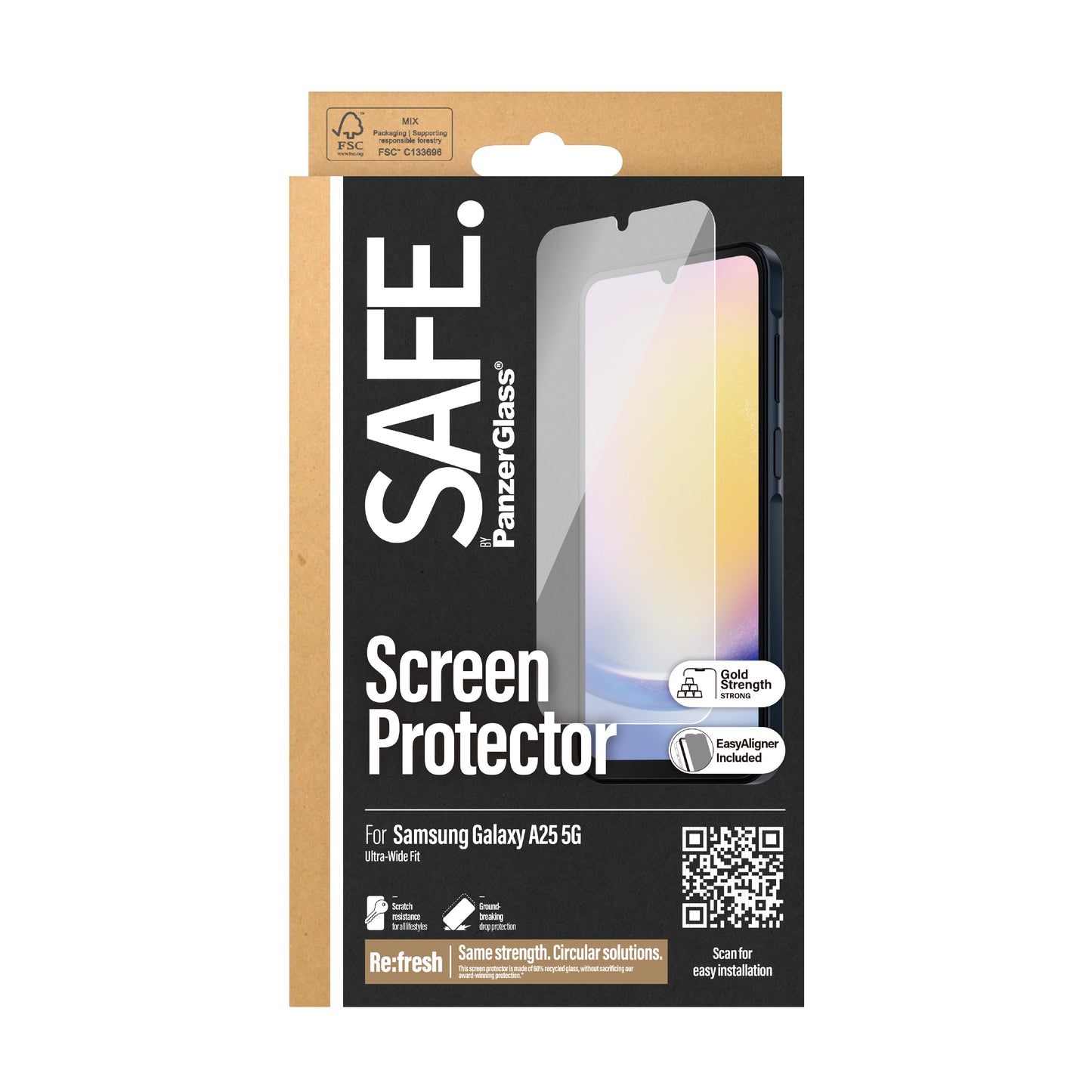 PanzerGlass - SAFE95680 protector de pantalla o trasero para teléfono móvil Samsung 1 pieza(s)