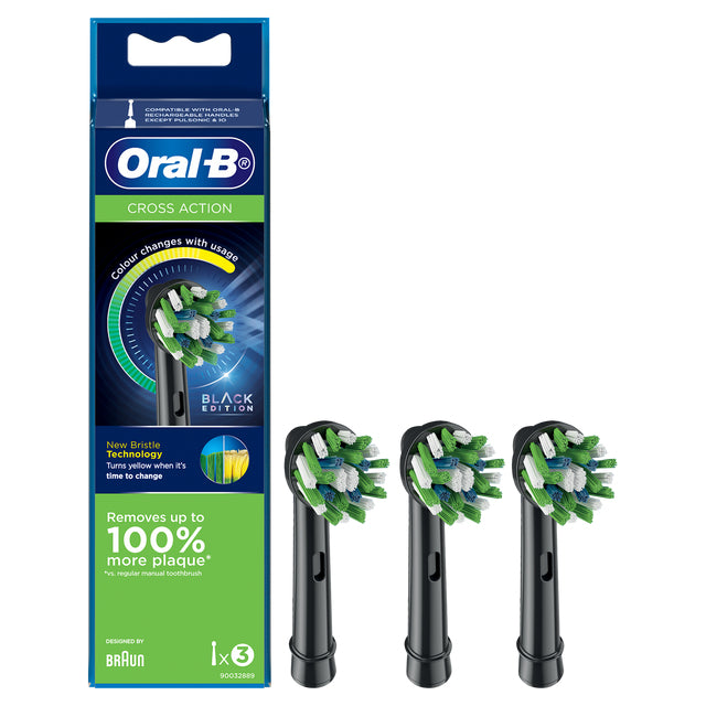 Oral-B - BRAEB50_3FFS cepillo de cabello 3 pieza(s) Negro