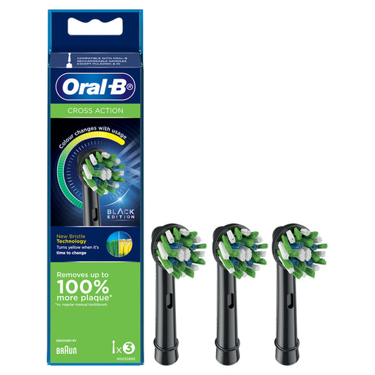 Oral-B - BRAEB50_3FFS cepillo de cabello 3 pieza(s) Negro