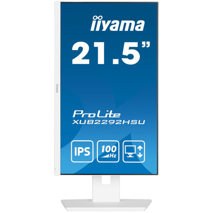 iiyama ProLite XUB2292HSU-W6 pantalla para PC 54,6 cm (21.5") 1920 x 1080 Pixeles Full HD LED Blanco