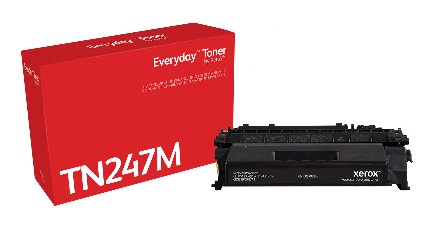 Everyday El tóner ™ Negro de Xerox es compatible con HP 05A (CE505A), Capacidad estándar