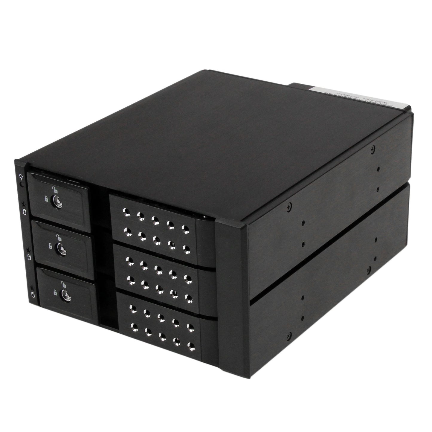 StarTech.com - Rack Móvil Backplane de 3 Bahías para Unidades de 3 5 SAS II/SATA III Hot Swap - 6 Gbps - Rack Móvil de Aluminio con Intercambio en Caliente