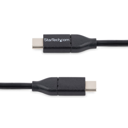 StarTech.com - Cable de 3m USB-C a USB-C Macho a Macho USB 2.0 - Cable USB Tipo C - Cable USBC - Cable Cargador para Móvil USBC