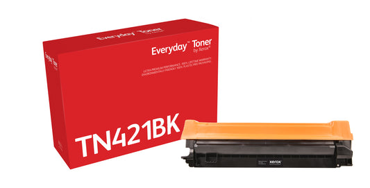 Everyday El tóner ™ Negro de Xerox es compatible con Brother TN-421BK, Capacidad estándar