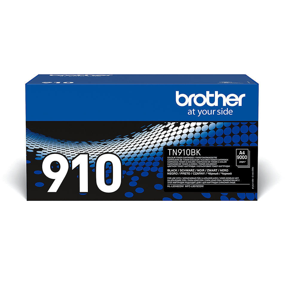 Brother TN-910BK cartucho de tóner 1 pieza(s) Original Negro