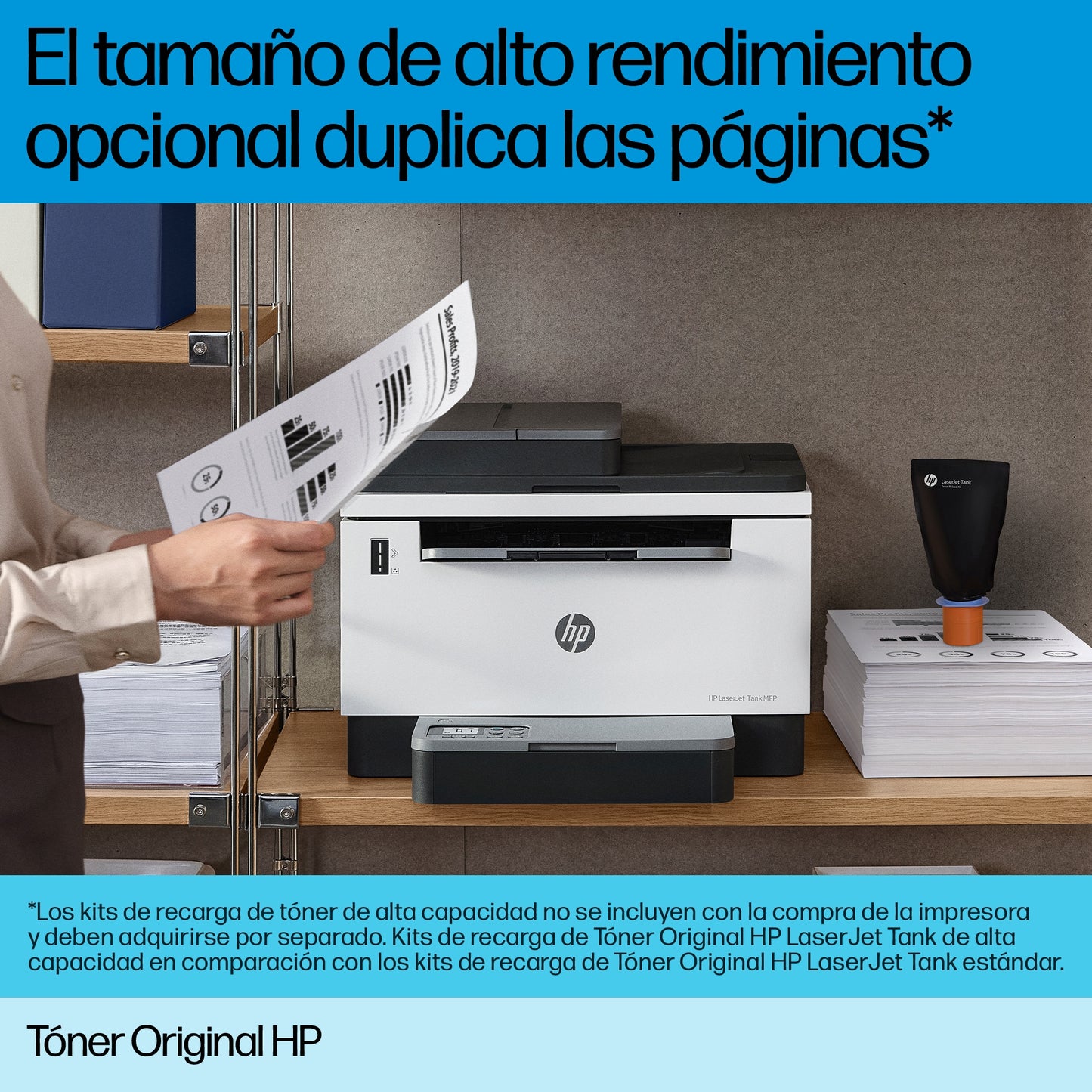 HP Kit de recarga de tóner Original 153A LaserJet Tank negro