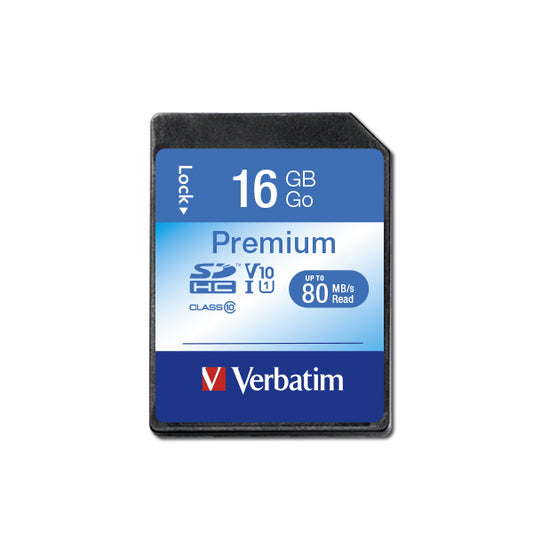 Verbatim - Premium 16 GB SDHC Clase 10