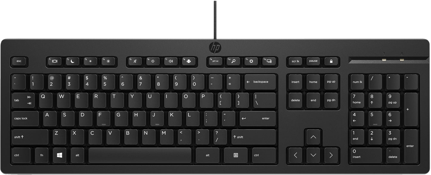 HP - Teclado con cable 125