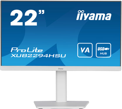 iiyama ProLite pantalla para PC 54,6 cm (21.5") 1920 x 1080 Pixeles Full HD Blanco