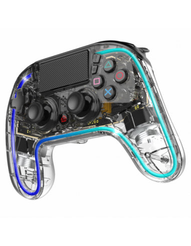 Spirit of Gamer - Neon Bluetooth Transparente Gamepad Analógico PlayStation 4  Playstation 3