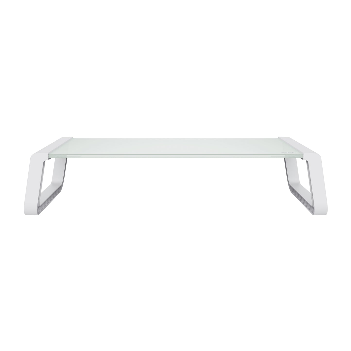 Trust - 25351 soporte para monitor Escritorio Transparente  Blanco