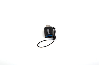 iggual - Adaptador USB OTG tipo c a USB-A 3.1 negro