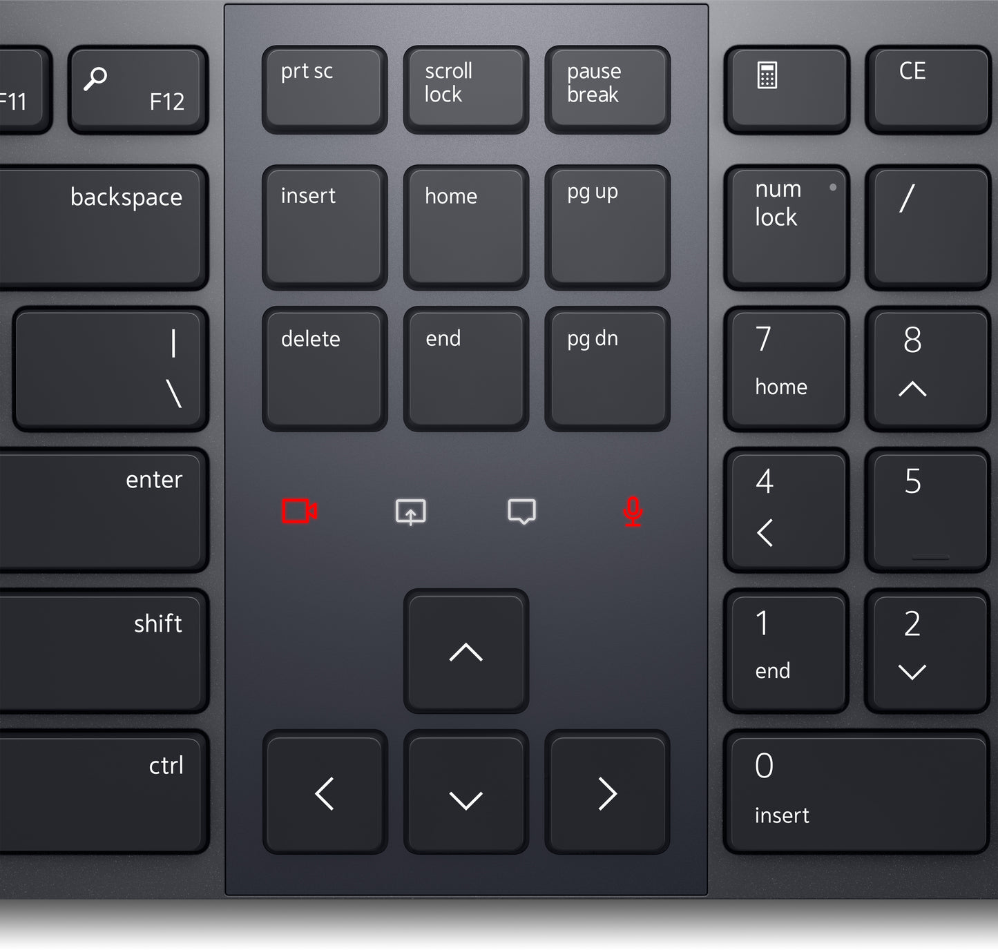 DELL - KB900 teclado Oficina RF Wireless + Bluetooth QWERTY Español Grafito