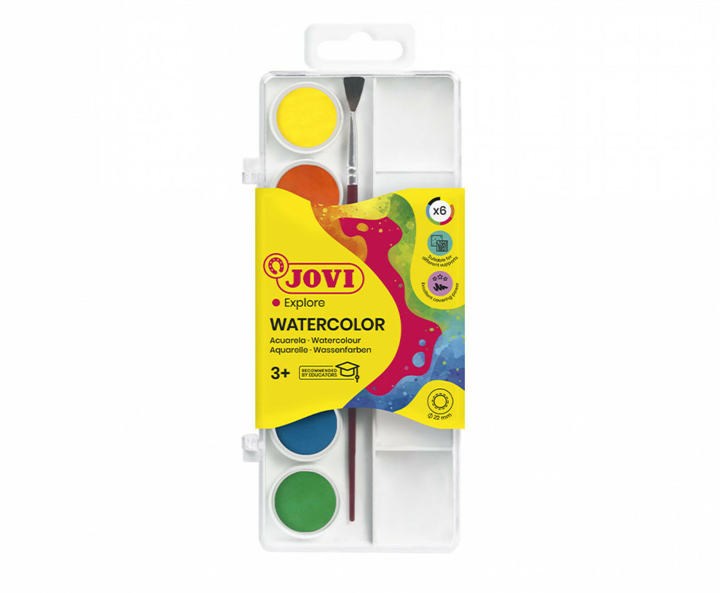 Jovi - 800/6 pintura a base de agua Multi Paleta 6 pieza(s)