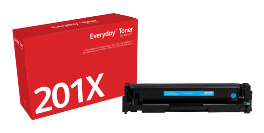 Everyday El tóner ™ Cian de Xerox es compatible con HP 201X (CF401X), High capacity