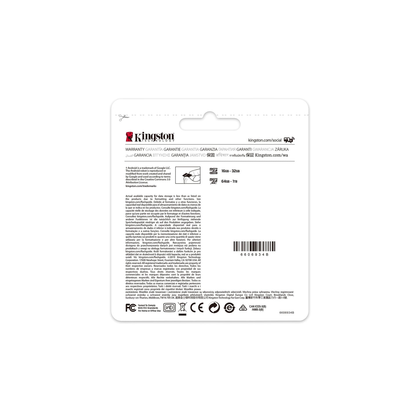 Kingston Technology - Canvas Select Plus 32 GB MicroSDHC UHS-I Clase 10