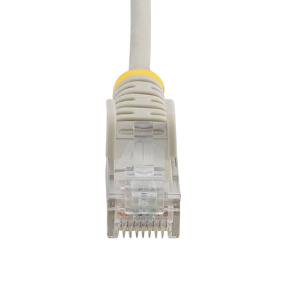 StarTech.com - Cable Cat6 de 2m - Delgado - con Conectores RJ45 sin Enganches - Gris