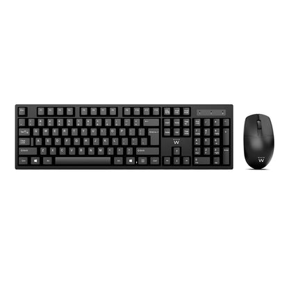 Ewent - EW3281 teclado Ratón incluido Universal RF inalámbrico QWERTY Español Negro