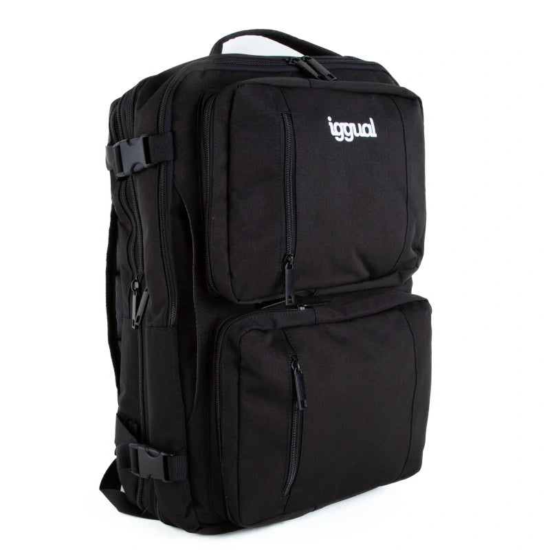 iggual - IGG318546 maletines para portátil 43 2 cm (17") Mochila Negro