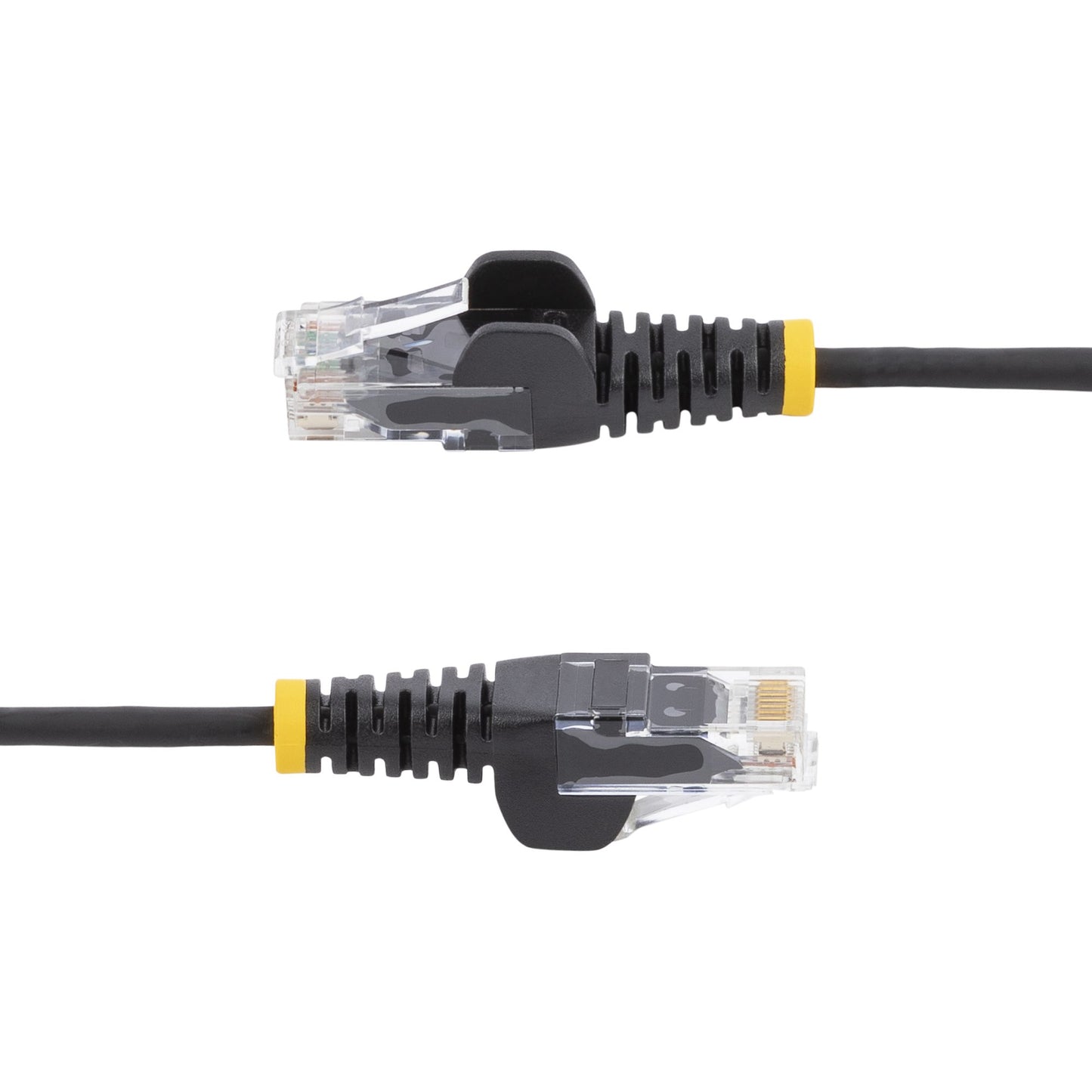 StarTech.com - Cable Cat6 de 2m - Delgado - con Conectores RJ45 sin Enganches - Negro