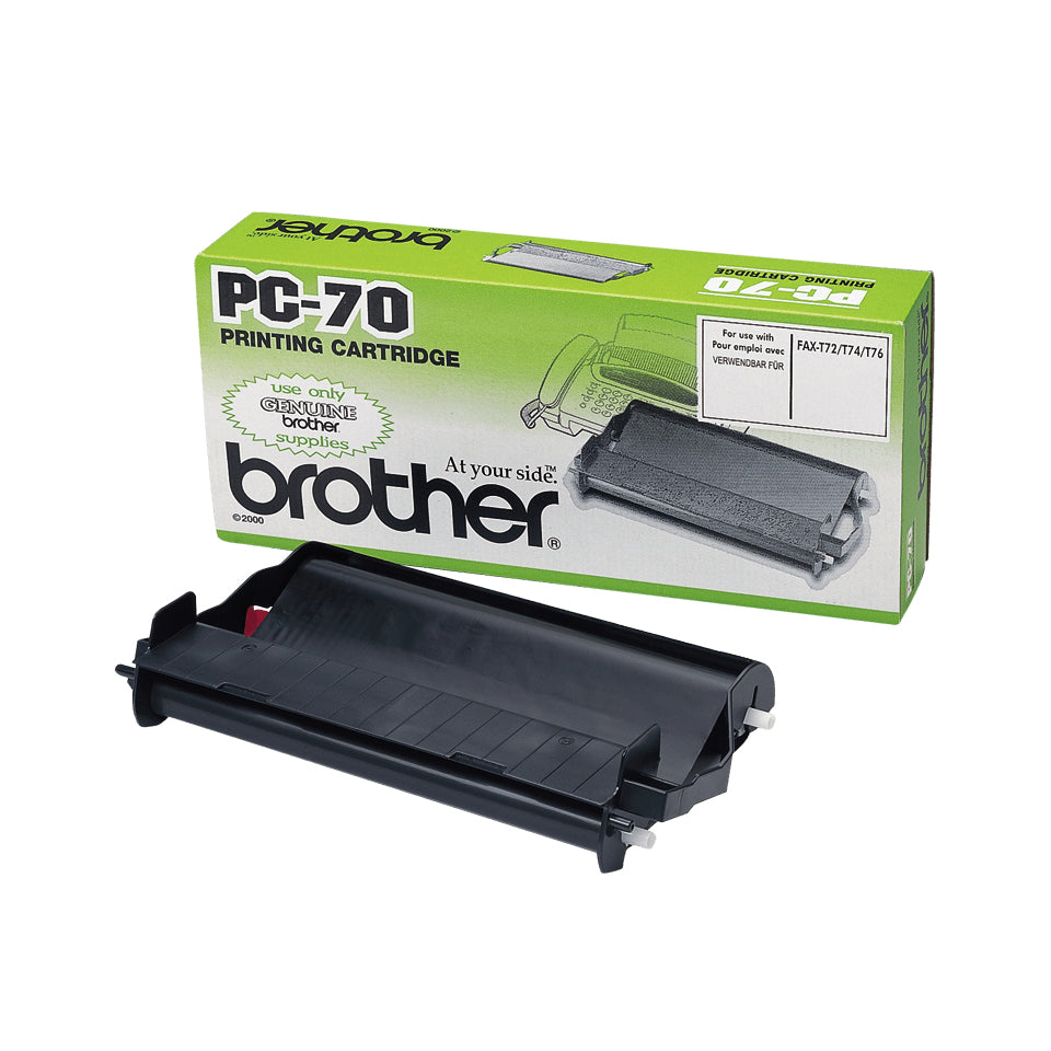 Brother PC-70 suministro para fax Cinta + cartucho de fax 140 páginas Negro 1 pieza(s)