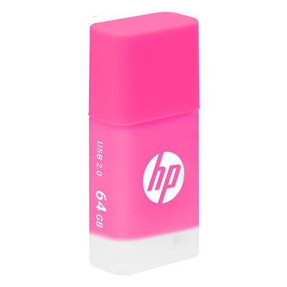 HP - v168 unidad flash USB 64 GB USB tipo A 2.0 Rosa